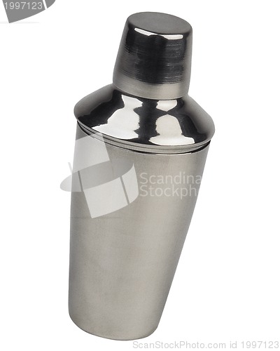 Image of Cocktail shaker. Isolated on white background