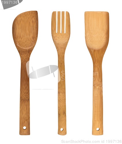 Image of Wooden cutlery