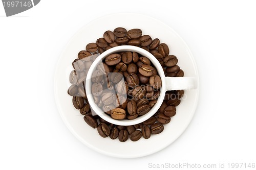 Image of Cup filled with coffee beam's