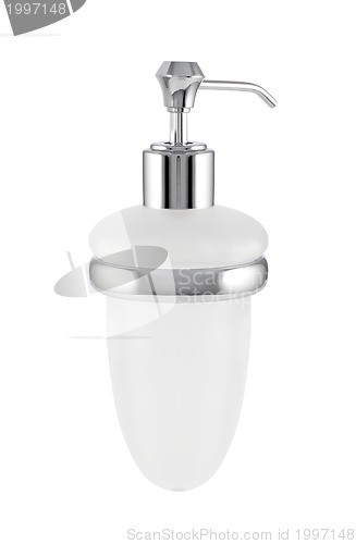Image of liquid soap container isolated