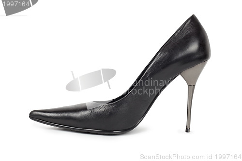 Image of Black Womens Shoe - Isolated on White