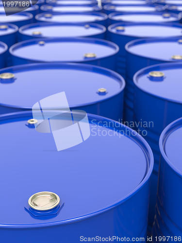 Image of Industrial Background with Barrels.