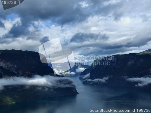 Image of Fjord postcard from Norway