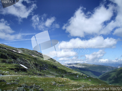Image of Mountain summer holiday landscape