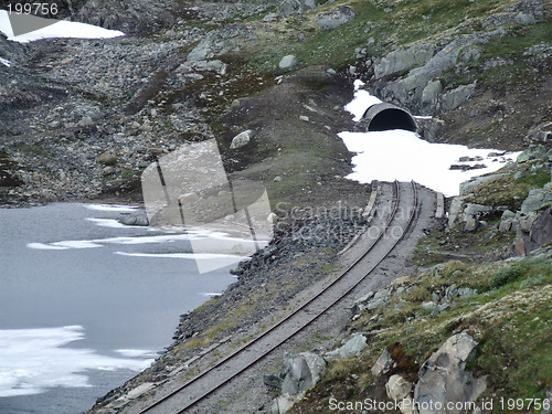 Image of Blocked railway tunnel entrance