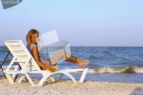 Image of Cheerful teenage girl