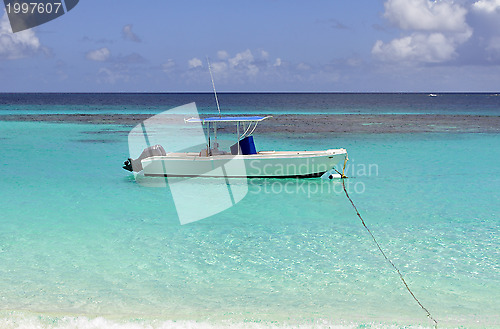 Image of Boat in the Caribbean.