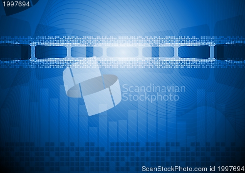 Image of Abstract technical background
