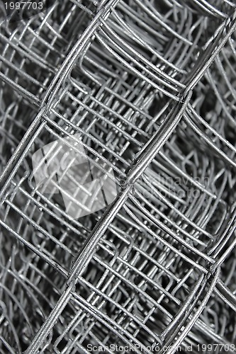 Image of Steel mesh in multiple layers