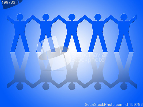 Image of Male Paper Chain