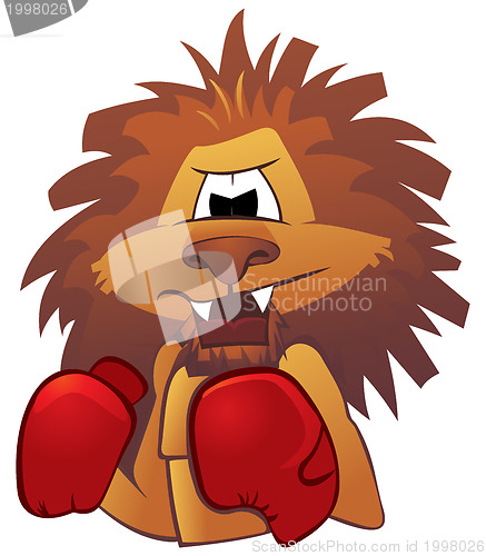 Image of Lion boxer