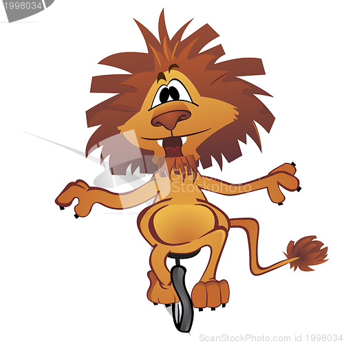 Image of Circus lion
