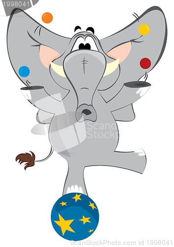 Image of Elephant juggler
