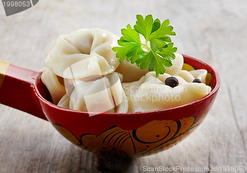 Image of dumplings russian pelmeni