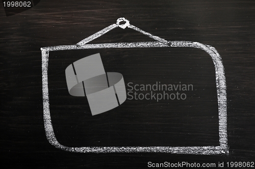 Image of Blank blackboard with copy space