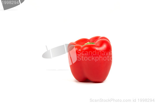 Image of Red Paprika On White