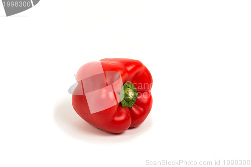 Image of Red Paprika On White