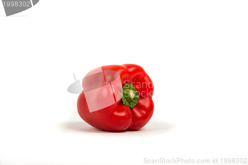 Image of Red Paprika On White