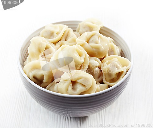 Image of dumplings russian pelmeni