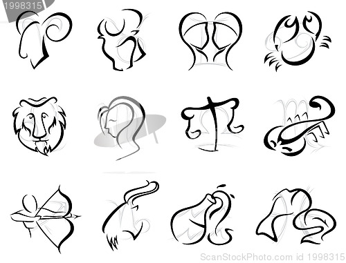 Image of Zodiac symbols