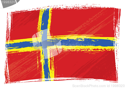 Image of Grunge Orkney flag