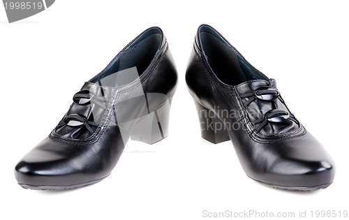 Image of A pair of black women's shoes