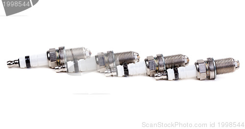 Image of automobile spark plugs