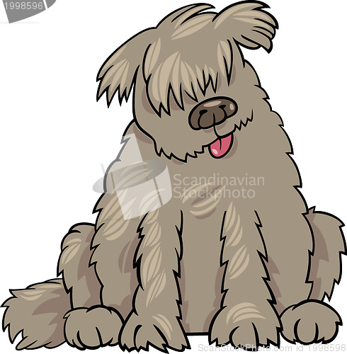 Image of newfoundland dog cartoon illustration