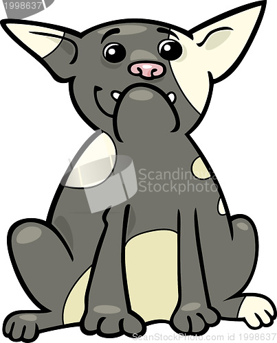 Image of french bulldog cartoon illustration