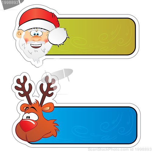 Image of Christmas stickers