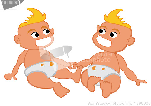 Image of Child twins