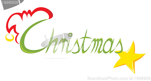 Image of Text Christmas