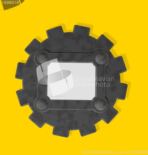 Image of gear wheel sign