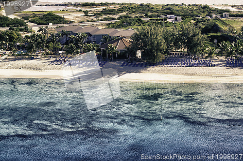 Image of Colors of Ocean and Beach