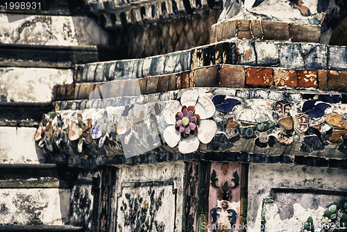 Image of Famous Bangkok Temple, Achitectural Detail