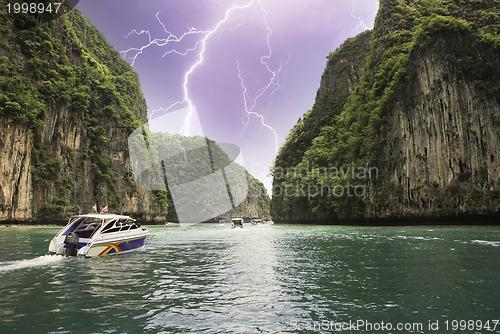 Image of Storm over Thailand Lagoon