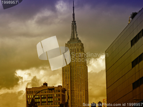 Image of Empire State Building at Sunset, New York City
