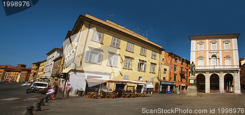 Image of Piazza Garibali Panorama View, Pisa, Itay