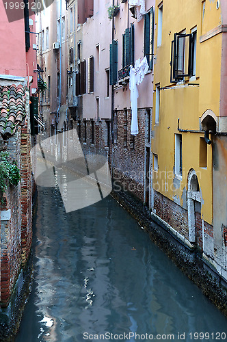 Image of Narrow Canal in Venice