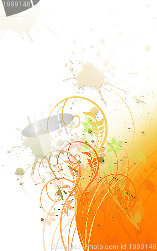 Image of Art floral drawing