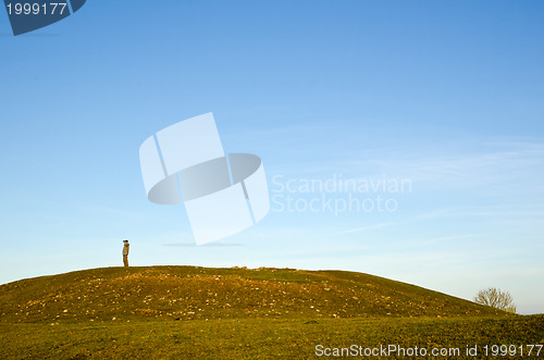 Image of Man on hill