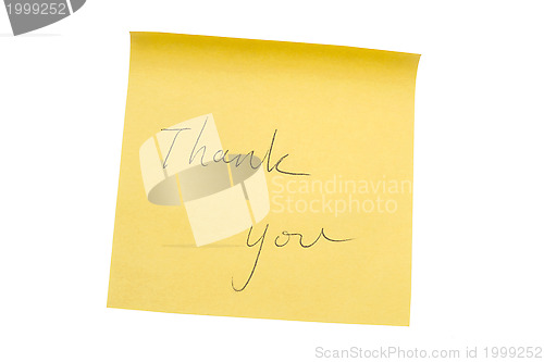 Image of Yellow memo paper
