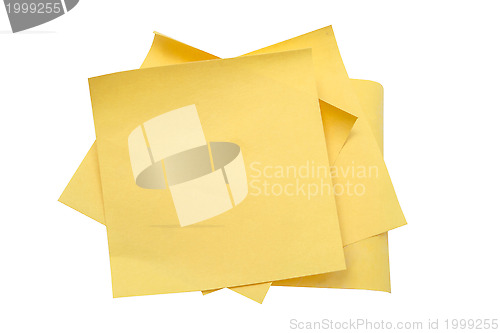 Image of Yellow memo paper