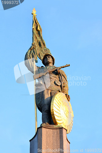 Image of The Heroes' Monument of the red army in Vienna, Austria 