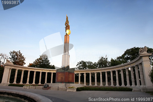 Image of The Heroes' Monument of the Red Army in Vienna, Austria 