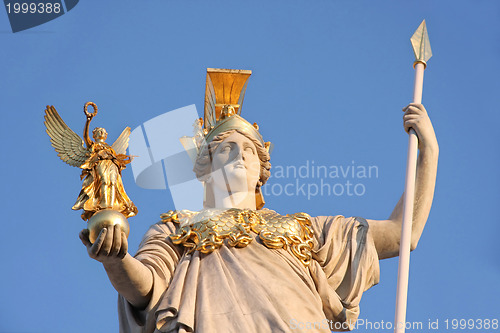 Image of Statue of Pallas Athena in Vienna, Austria