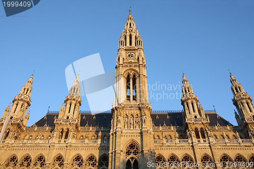 Image of Rathaus in Vienna, Austria