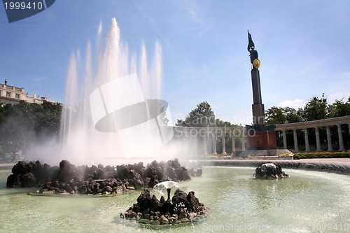 Image of The Heroes' Monument of the Red Army in Schwarzenbergplatz, Vien