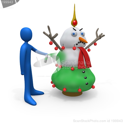 Image of Snowman 2 Christmas Tree