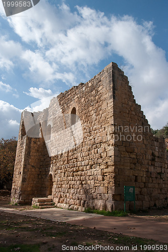 Image of medieval,  castle near jerusalem